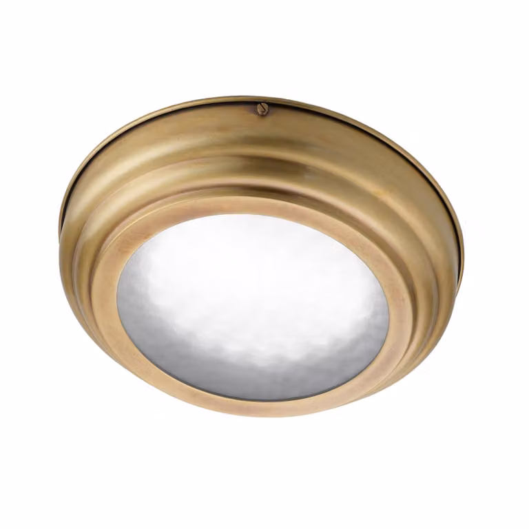 Cremasco Plafoniera a LED Scirocco, Bronzo / Ottone antico, Soggiorno / Sala da pranzo, Ottone, Antico, Plafoniera LED
