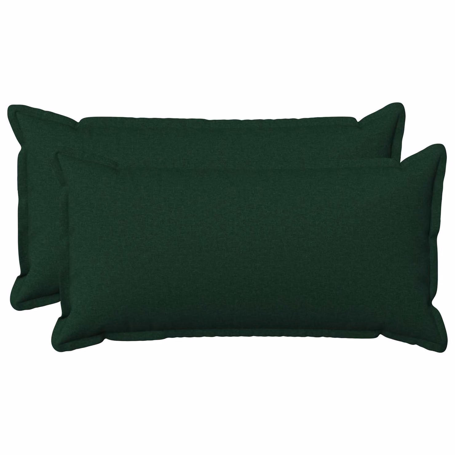 Set di 2 cuscini vidaXL HOUTEN verdi con rivestimento lavabile in poliestere L/P/H: 80 x 40 x 40 cm