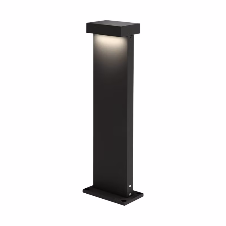 Wever & Ducré Lighting Lampioncino da giardino Palos Carré 2.0, dimmerabile, Nero, Alluminio, Moderno, Lampada LED da esterni
