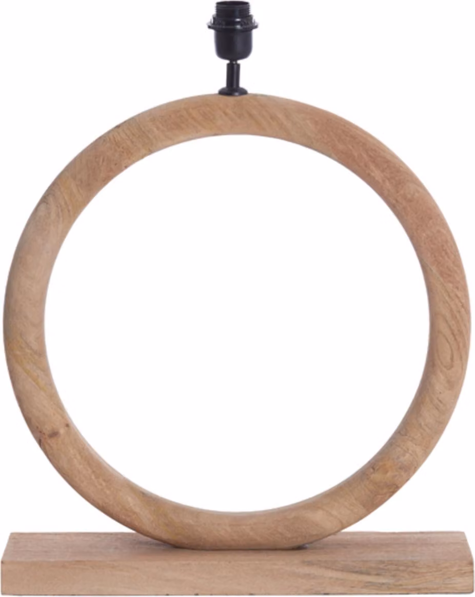 Lampada da tavolo - naturale - Nubia - legno - apparecchio singolo - E27 - 7041582 - Light & Living