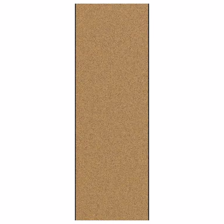 Tappetino moderno vidaXL beige e nero in poliammide e PVC, lavabile e antiscivolo, L: 120 cm x P: 350 cm