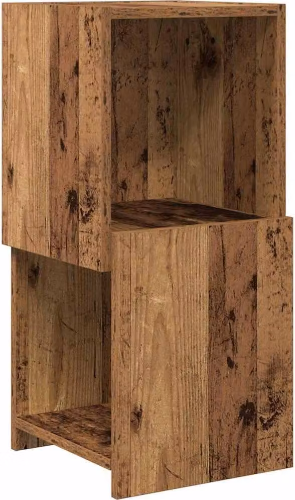 Mobile angolare Legno vecchio 30,5x30x65cm Legno multistrato
