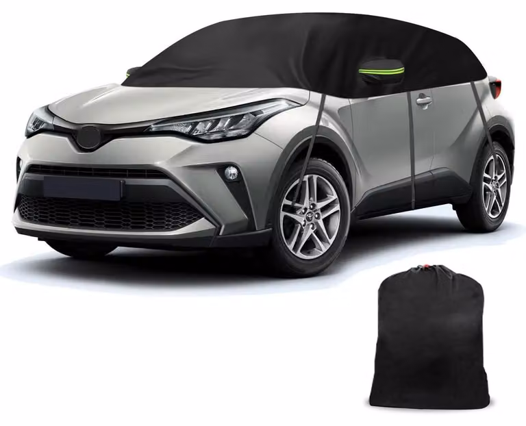 Copertura parziale per auto, compatibile con Toyota C-HR dal 2016 al 2025, impermeabile, resistente al vento, riflettente e adatta a tutte le condizioni atmosferiche