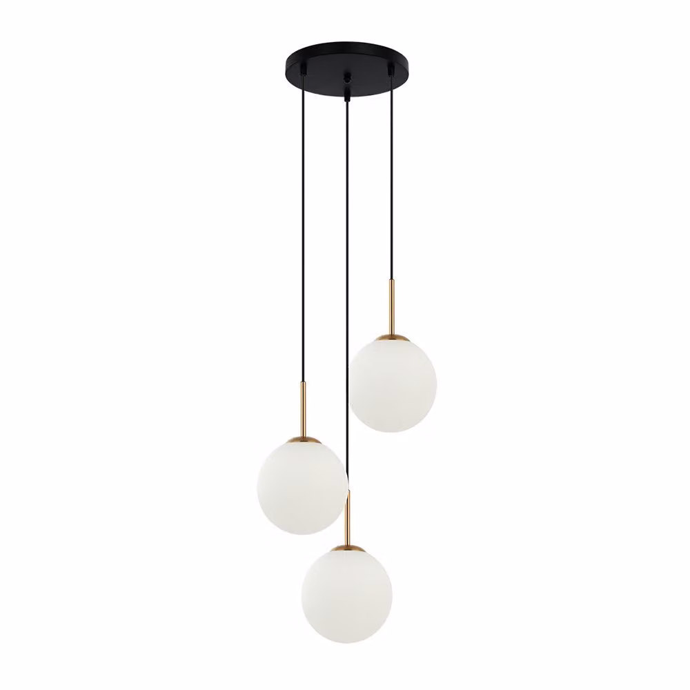 DEORE PND-5578-3S-BRO-BK Lampada a sospensione Italux