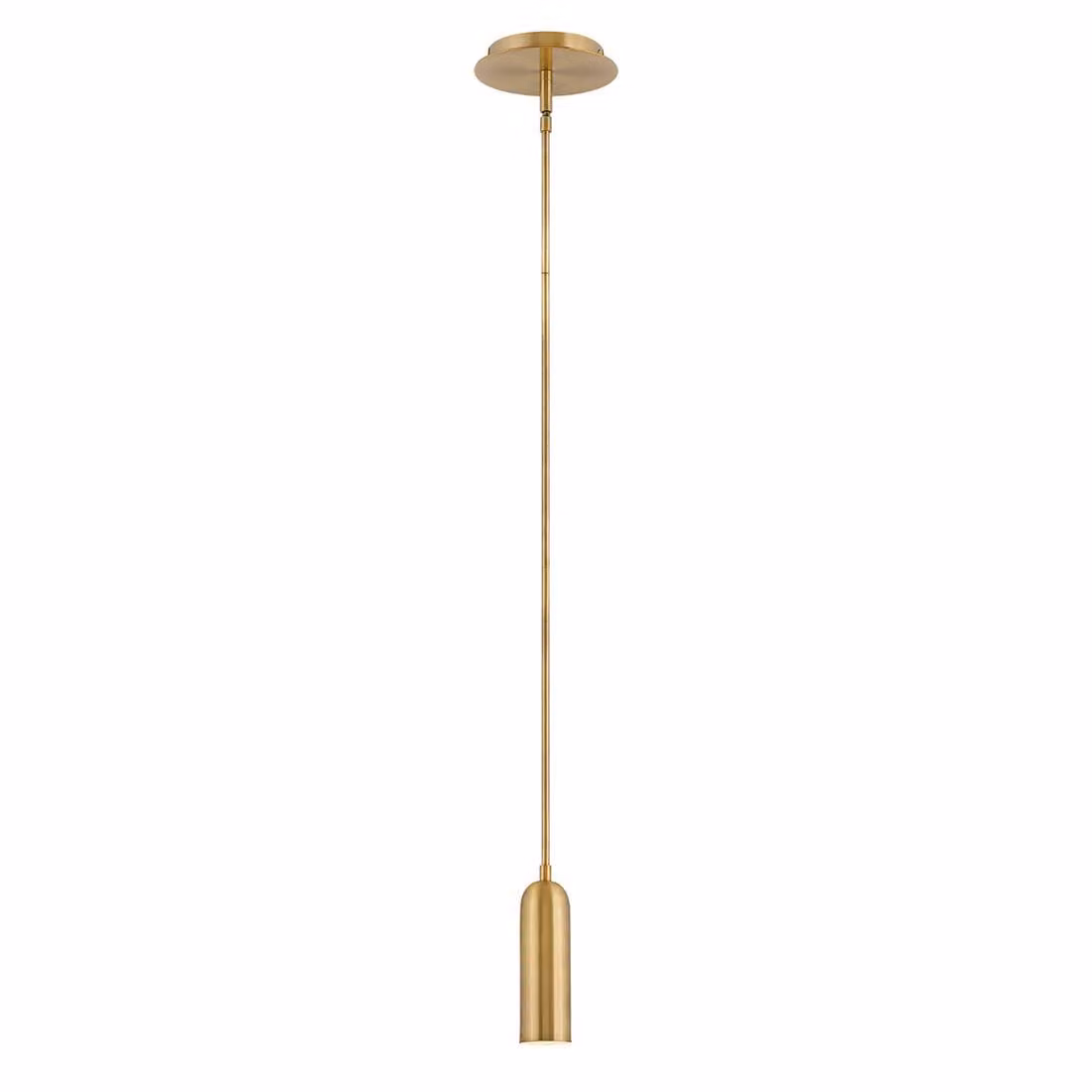 Lampada a sospensione LED Dax, ottone anticato, 8 W, bianco caldo, 320 lm, metallo, dimensioni: 102,2 x 12,7 x 12,7 cm, IP20, Hinkley