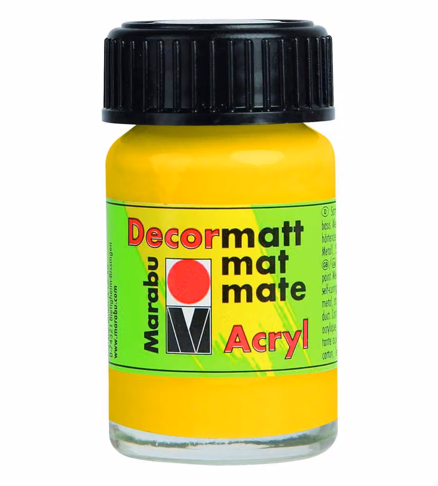 Decormatt Acryl Marabu 15 ml Giallo