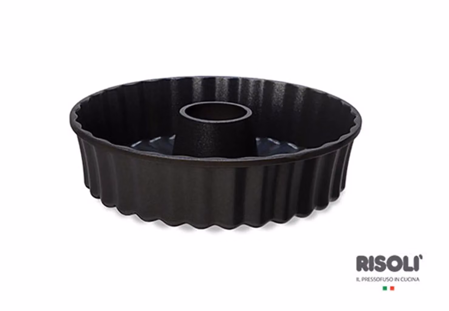 Ciambellone con foro Royal d'alù Black Plus in alluminio pressofuso, diam. 26cm