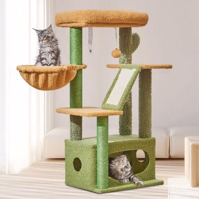 Katzenbaum: Tiragraffi multifunzionale con piattaforme