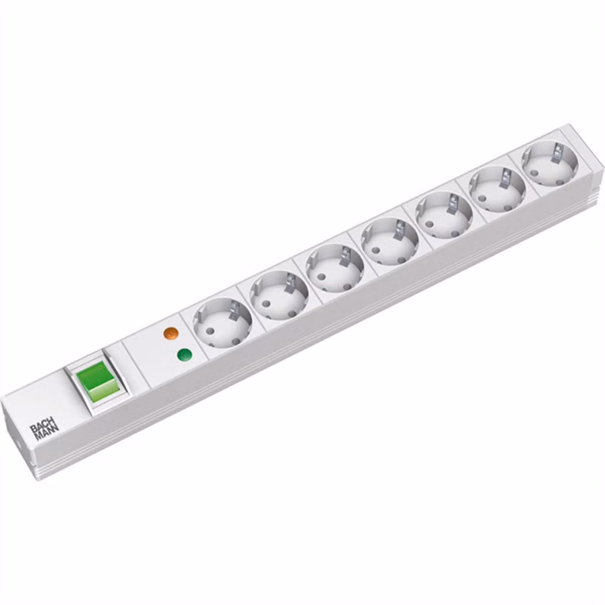 Bachmann - Prolunga (montabile a rack) - 7 connettori di uscita - 1U - 48,3 cm (19") (333.405)