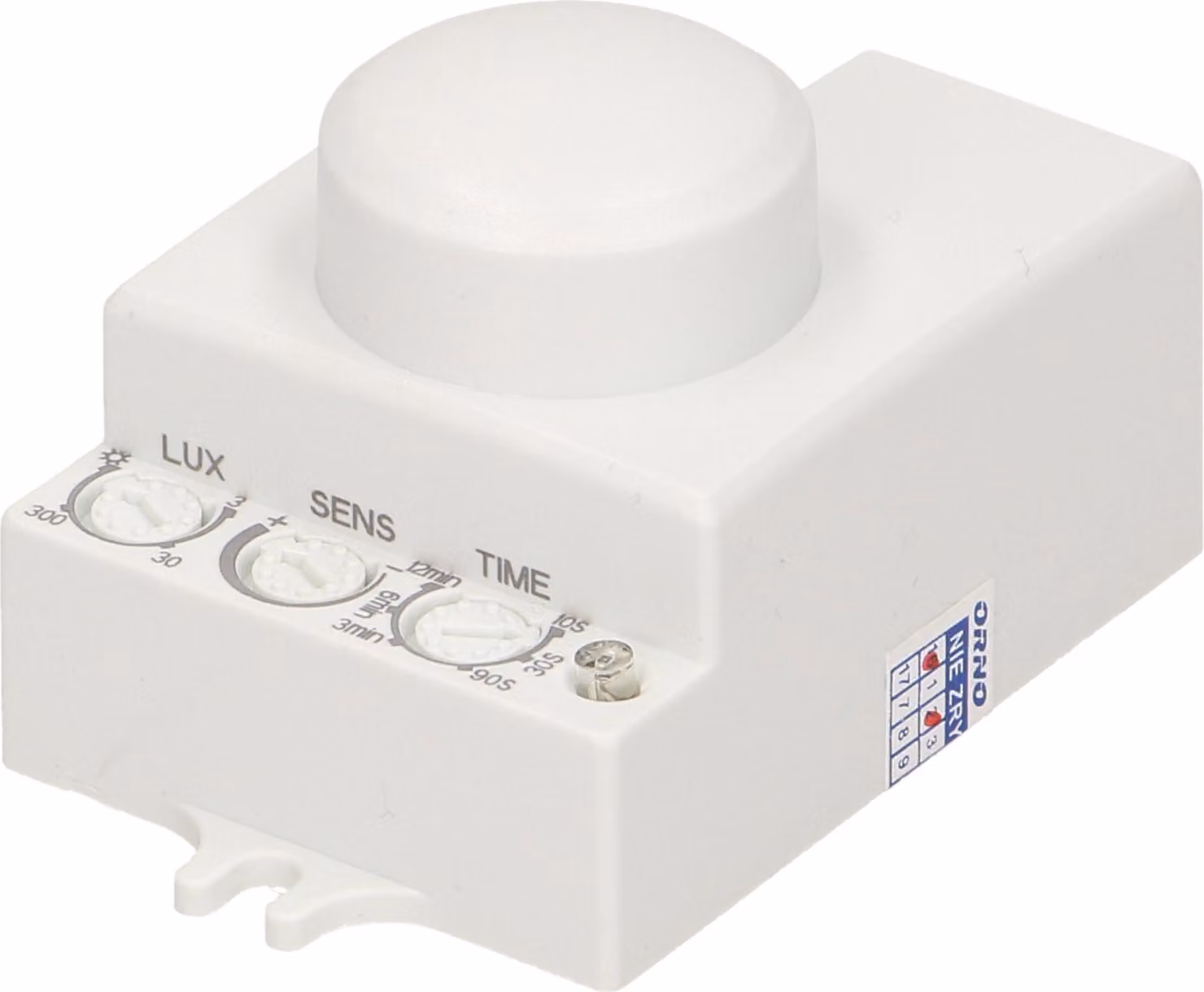 ORNO | Sensore Di Movimento A Microonde OR-CR-216 - Bianco - Rilevamento 360° - Energoefficiente - Montaggio Facile