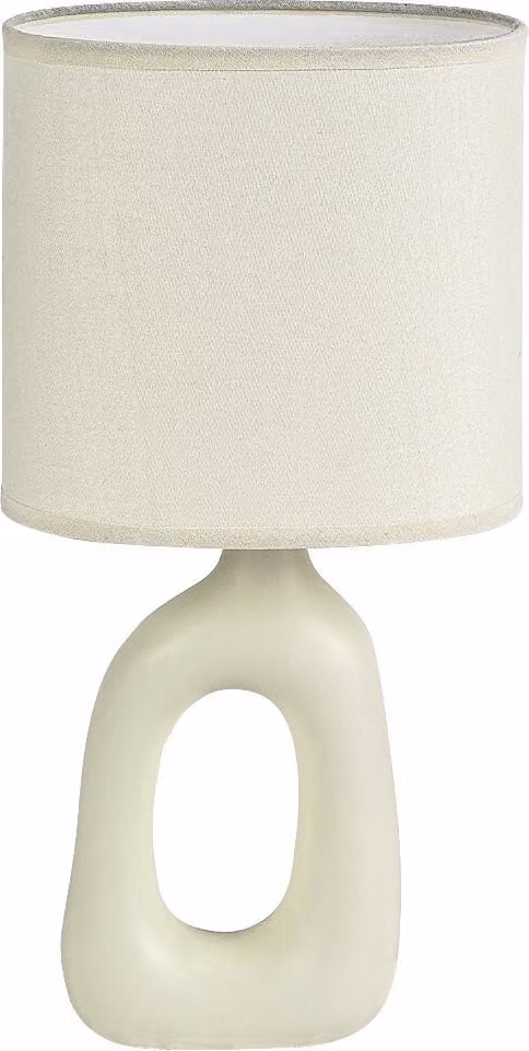 Rabalux Lampada da tavolo bianca Sylira per lampadina E14 74070