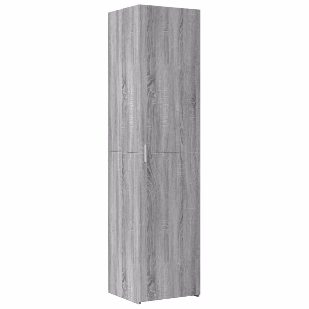 Credenza Grigio Sonoma 45x42,5x185 cm in Legno Ingegnerizzato