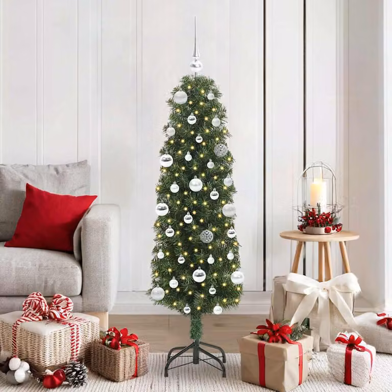 Maison Exclusive - Albero di Natale artificiale con 150 LED e supporto, verde, 150 cm