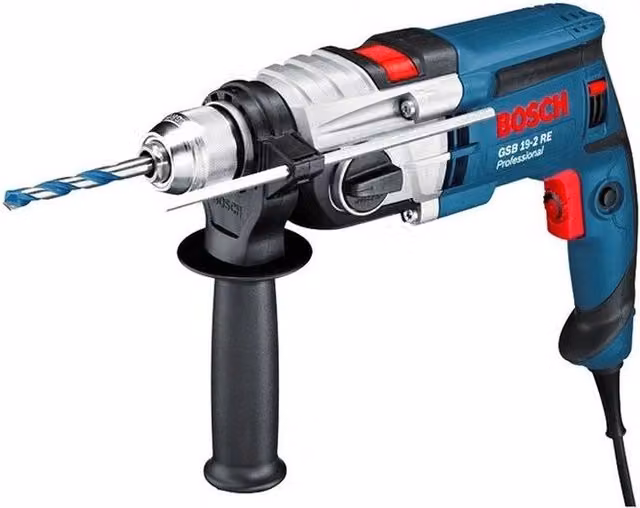 Trapano a percussione Bosch GSB 19-2 RE Professional blu, 850 W, 2 velocità, 36 Nm, mandrino 1.5-13 mm – 2