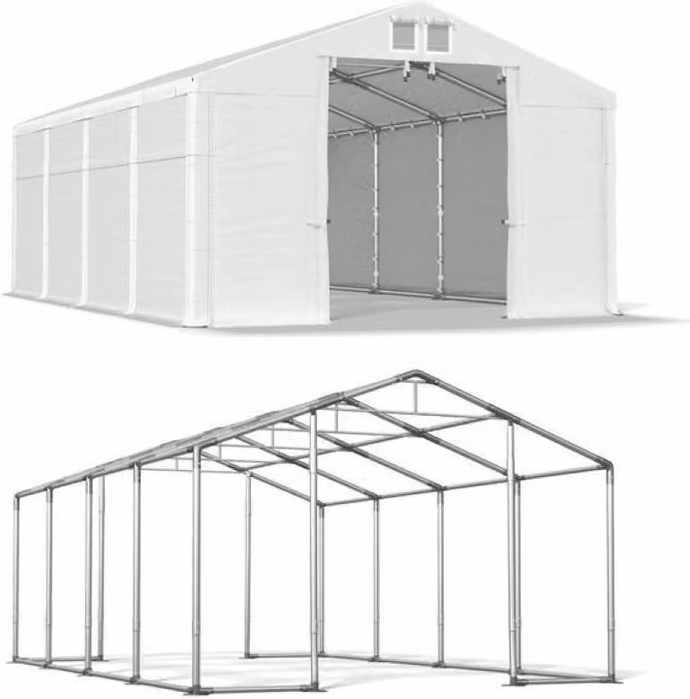 6x8 White Magazine Tenda WINTER MSD
