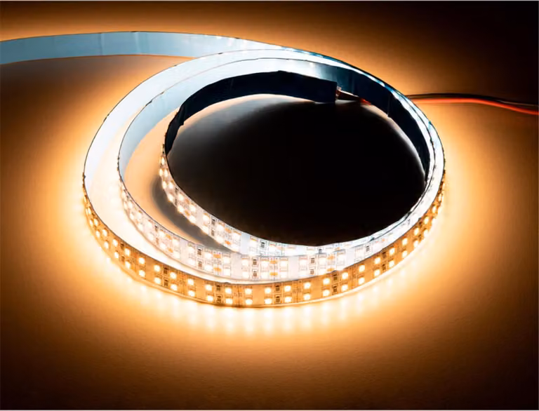 LED-Stripe McShine, 3.000lm/m, 240 LED/m, 18W/m, 3000K, IP20, 5m Rolle