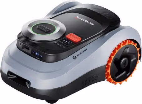 Robot tagliaerba Segway Navimow i210 con tecnologia Lidar, senza filo perimetrale, colore grigio, larghezza di taglio 18 cm
