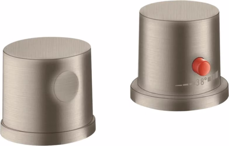 hansgrohe AXOR AXOR Uno 2 trous pour jante de baignoire, thermostat, 2 consommateurs, 38480820, 38480820