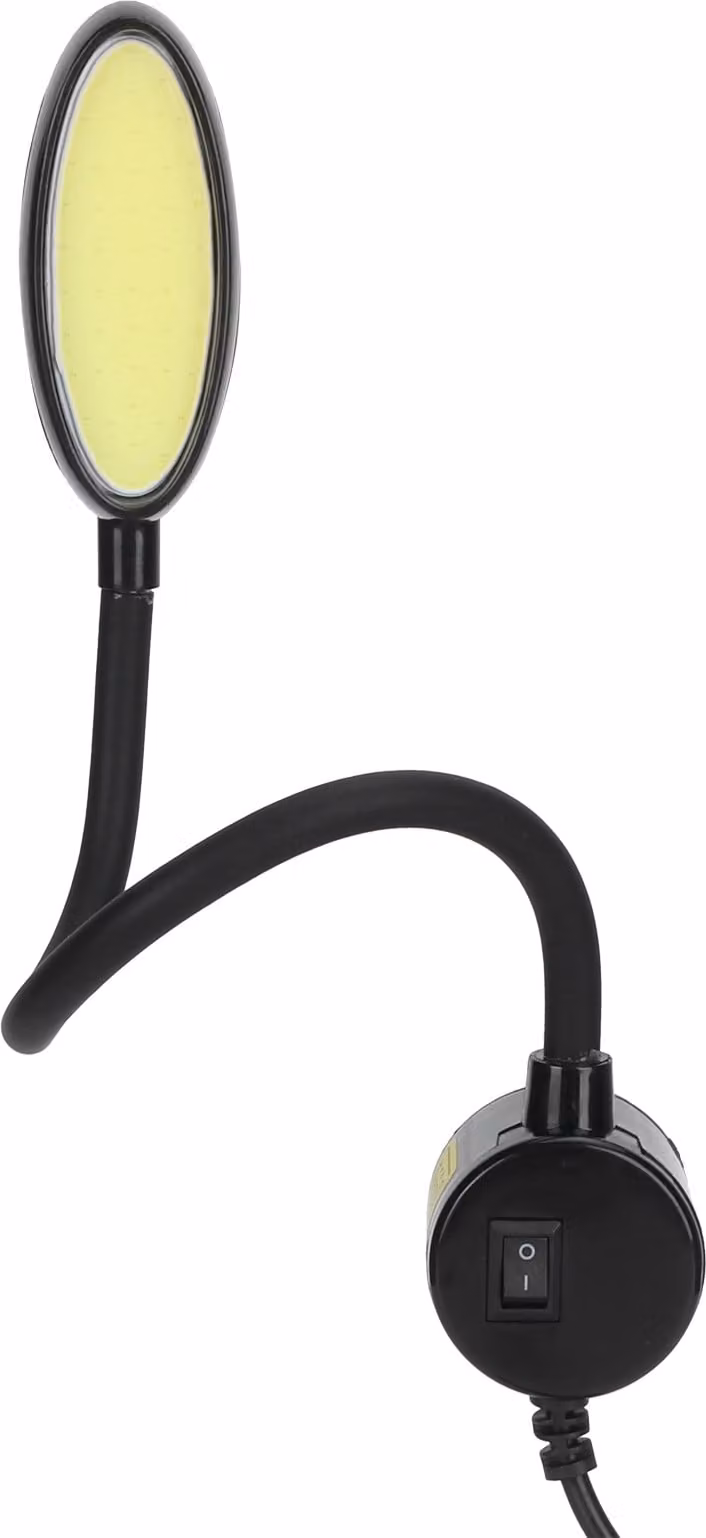 Lampada a collo d'oca COB 8W per macchina da cucire 48LED con base magnetica AC/DC85-265V