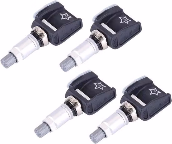 Set di 4 sensori di pressione pneumatici TPMS per Mercedes S213 C238 A238, sistema di controllo RDKS colore nero
