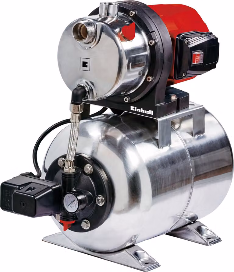 Einhell impianto idrico domestico GC-WW 1250 NN, potenza 1200 watt, portata massima 5000 l/h, prevalenza massima 50 m
