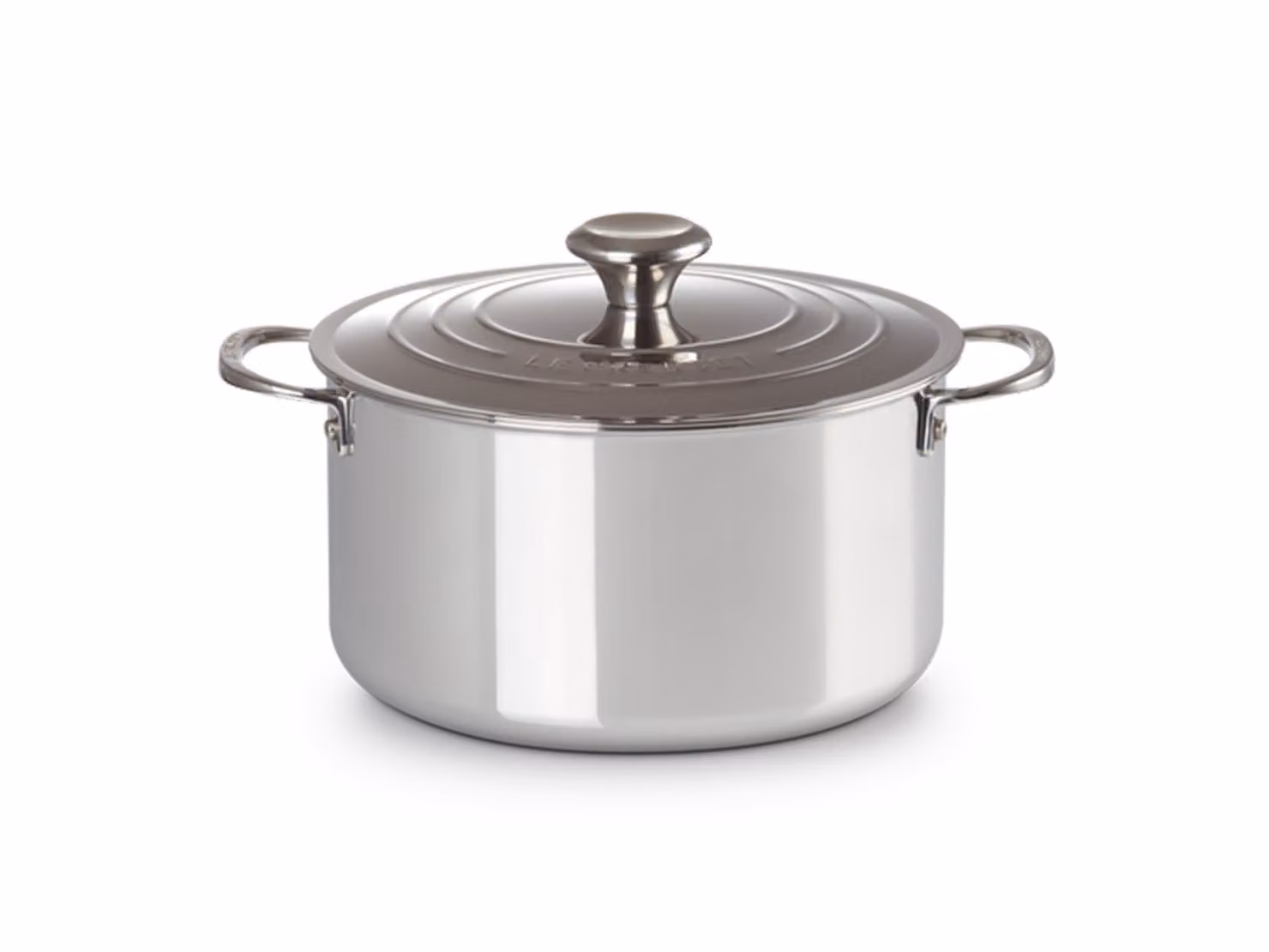 Signature Casseruola Bordi Alti con Coperchio in Acciaio Inox 24 cm