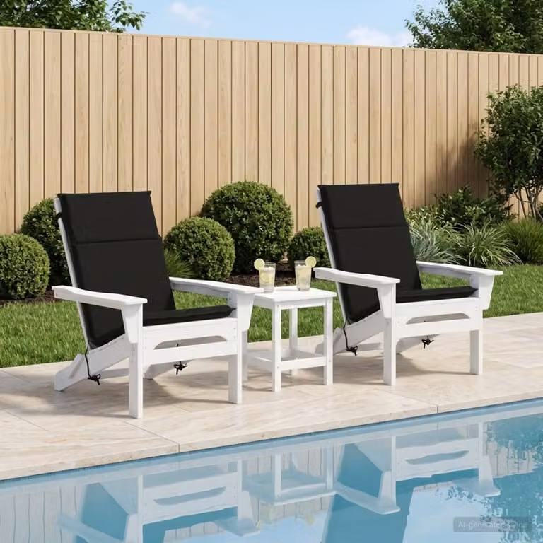 vidaXL Cuscino per sedia a schienale alto GEMERT 2 pz 100% Poliestere
