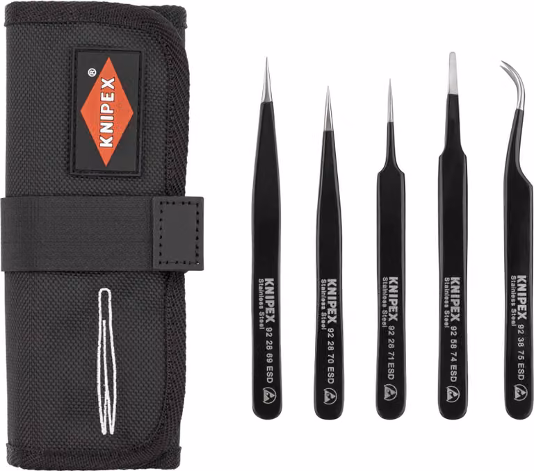 Set di pinze universali ESD, 5 pezzi 92 00 01 ESD KNIPEX | 4003773087038