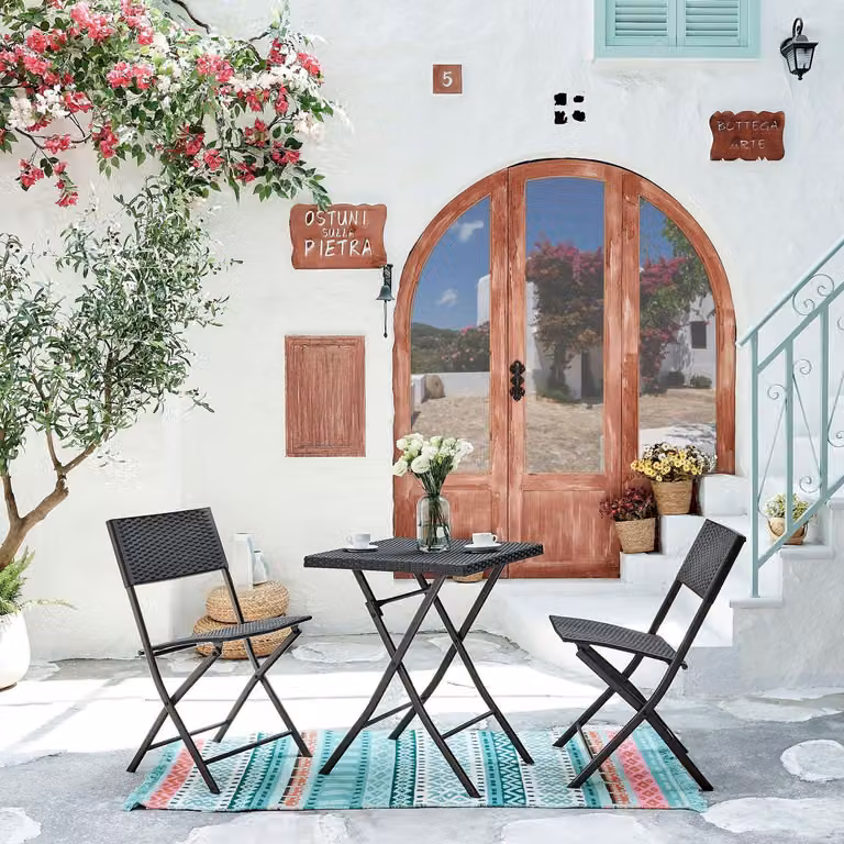 Set bistrot 3 pezzi - nero