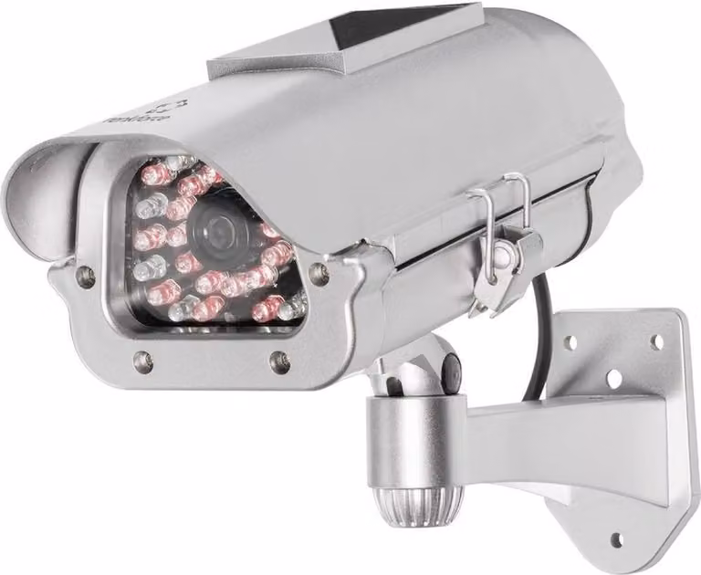 Renkforce 419706 Telecamera fittizia con modulo solare, con simulazione IR