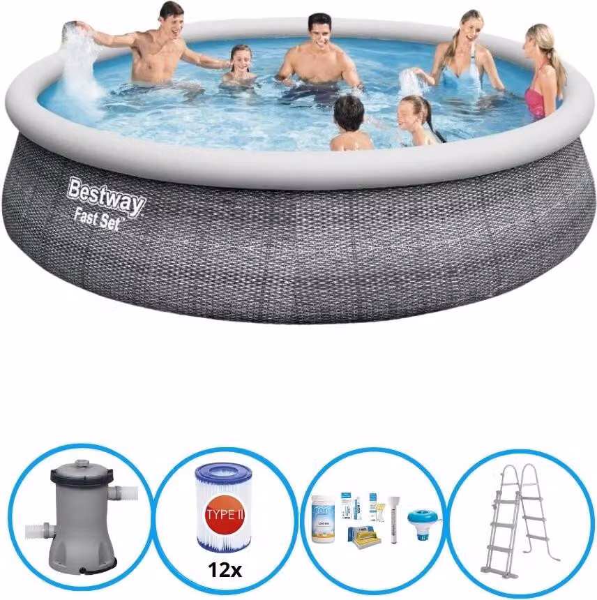 Set rapido per piscina Bestway - 457x107 cm - Bundel per piscina