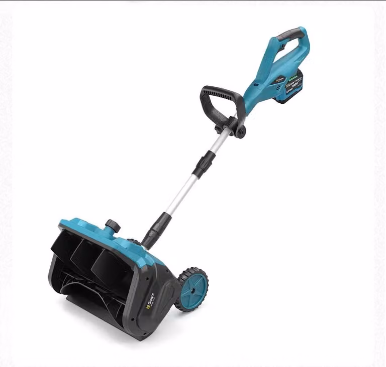 Spazzaneve elettrico da 13 pollici, spazzaneve senza spazzole, compatibile con batteria Makita da 18 V, 2 batterie, elettrico