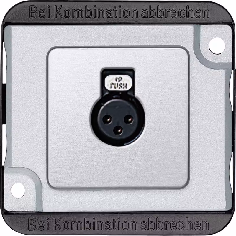 Merten Audio presa a spina mat/si 460860