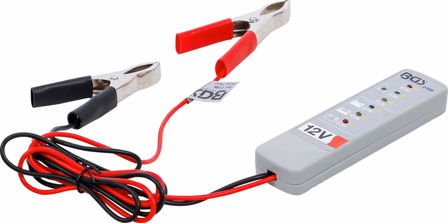 Tester BGS per batteria e sistema di carica