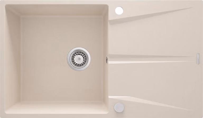 1-bowl granite sink with drainer