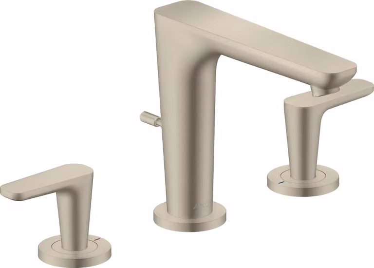 hansgrohe AXOR Citterio C robinetterie de lavabo 3 trous 125, avec vidage à tirette, 49060820, 49060820