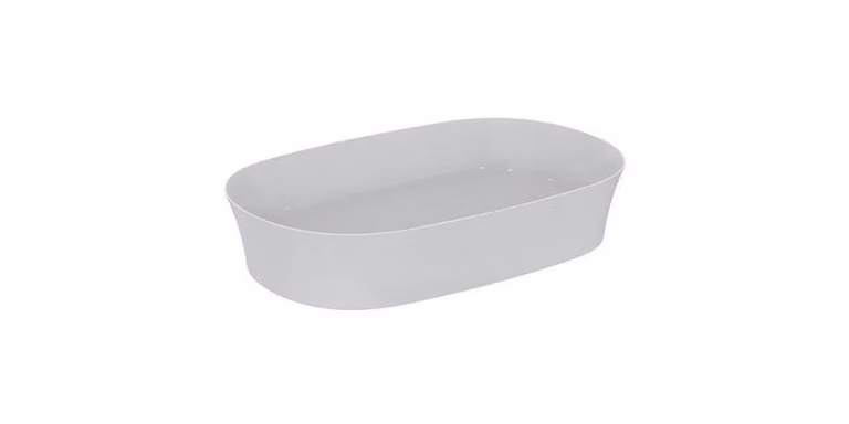 Vasca IPALYSS o ÜL o HL 600x380x120 mm (alpin) m I + bianco, senza foro per rubinetto, senza troppopieno