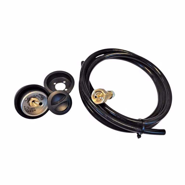 Set di rifornimento esterno GPL Zatech DISH Tubo di riempimento da 1,8 m per bombole di gas da 11 kg Adattatore serbatoio con filettatura W21,8 Italia Polonia Francia Camper
