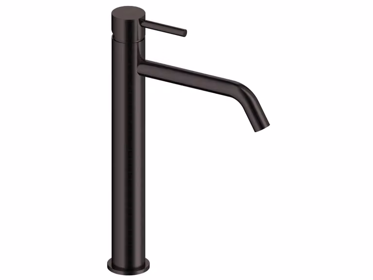 SANYCCES LOOP ColdOpen Miscelatore monocomando per lavabo 36,3 cm, nero metallizzato