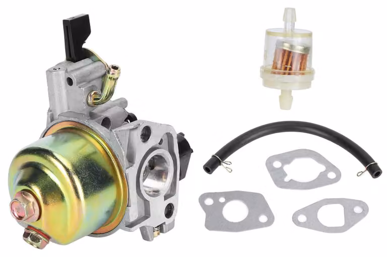 Kit carburatore - tubi del carburante - resistente - adatto per Honda - include guarnizione e filtro dell'aria - per tosaerba