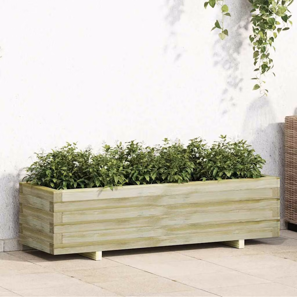 vidaXL Letto Rialzato 120x40x30 cm in Legno Rettangolare