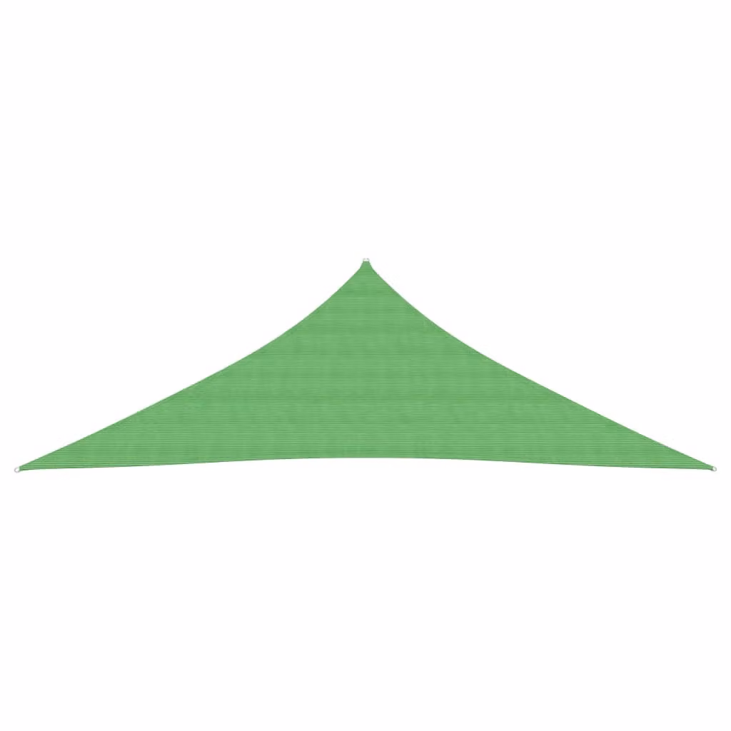 The Living Store Tenda da sole 160 g/m² Verde chiaro 4x4x5,8 m HDPE