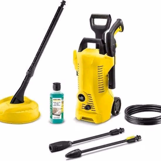 Spray per la pulizia profonda delle terrazze con idropulitrice