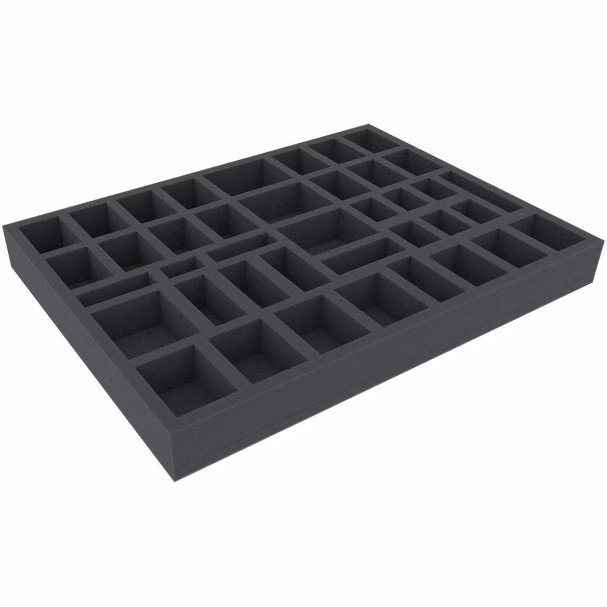 Inserto in schiuma 394x294x40 mm con 40 scomparti per giochi da tavolo