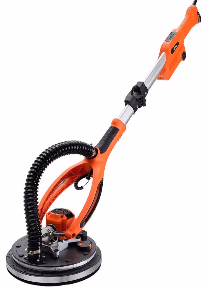 Levigatrice per cartongesso da 950 W - disco abrasivo da 255 mm - portata da 1,4 a 1,8 metri