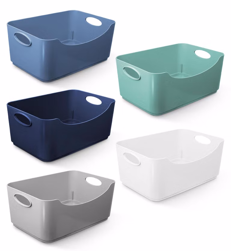 KEPLIN: Cesto in plastica per lo studio, contenitori per l'organizzazione
