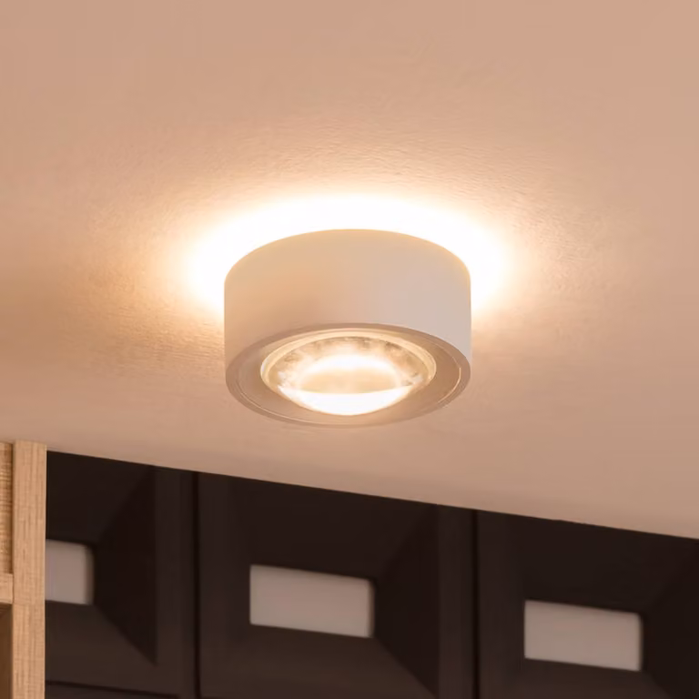 Plafoniera a LED Rotari Arcchio, dimmerabile, Bianco / Opale, Soggiorno / Sala da pranzo, Alluminio, Moderno, Plafoniera LED