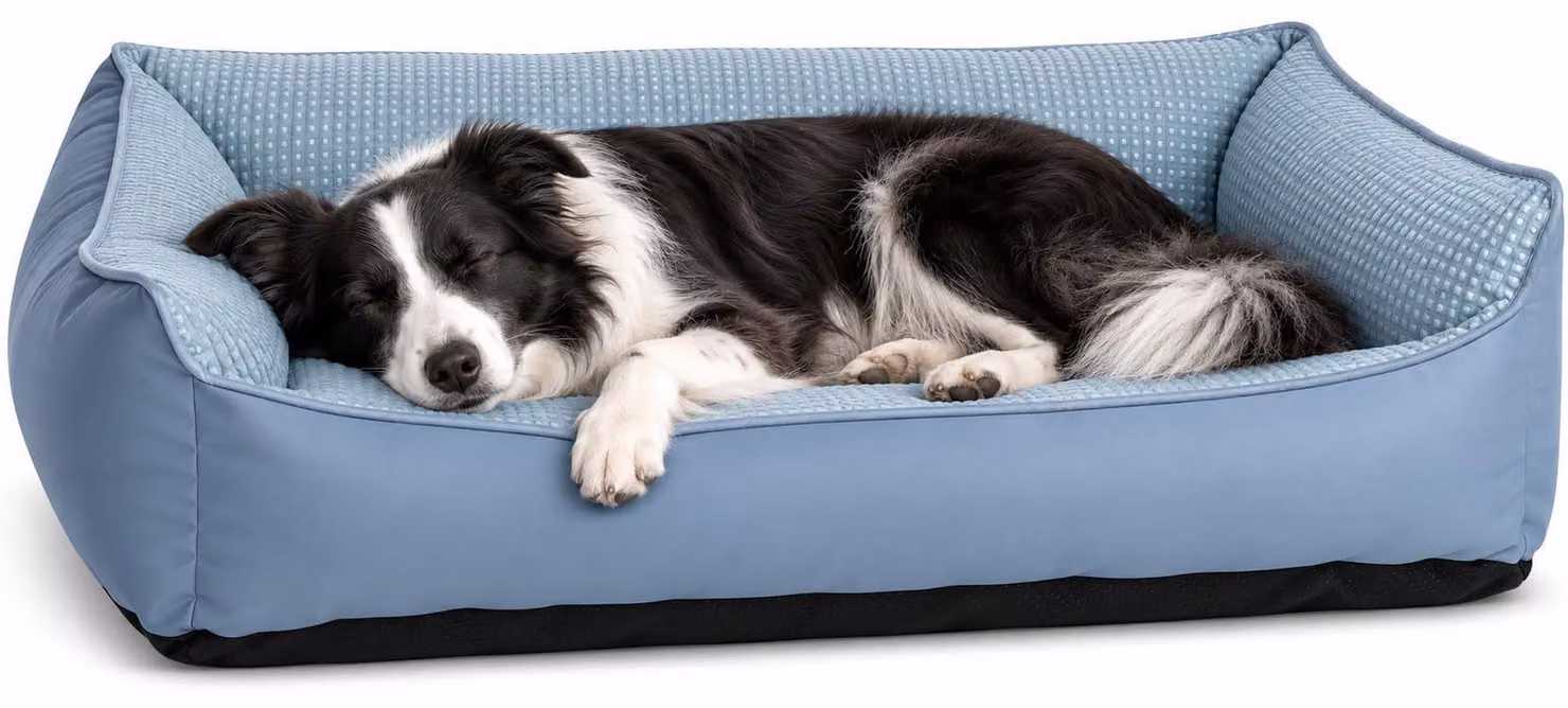 Cuccia per cani - Cuccia per gatti - Tappetino refrigerante - Cuccia rettangolare per cani Varga, colore blu - Rimovibile