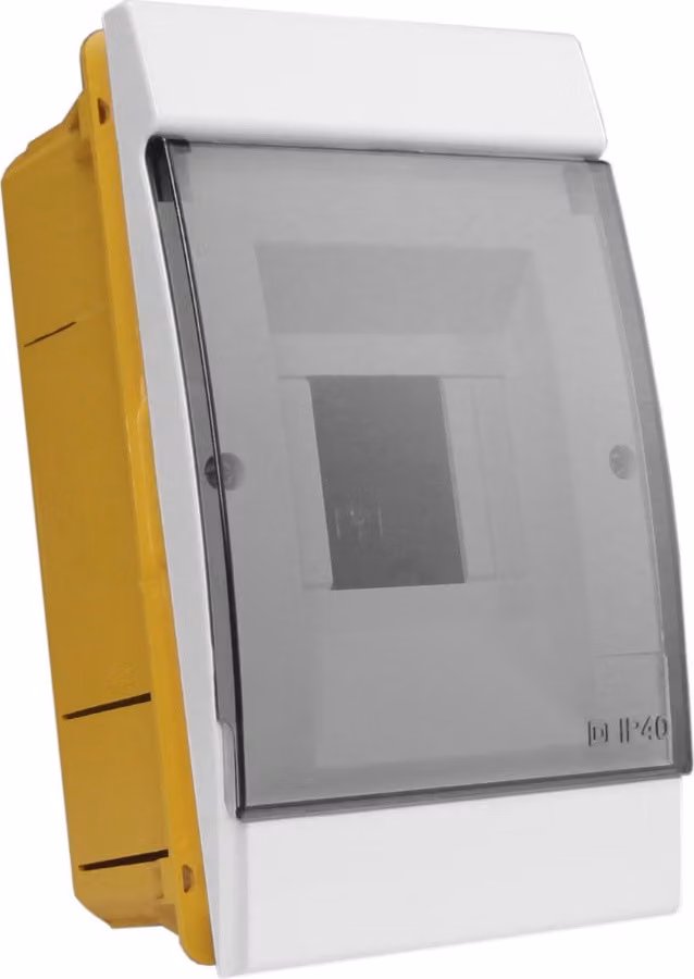Centralino Da Incasso Con Sportello Fume' Ip40 "Serie Arredo" - mm.120x22x200h per 2/4 modui - 16W (970.04.B)