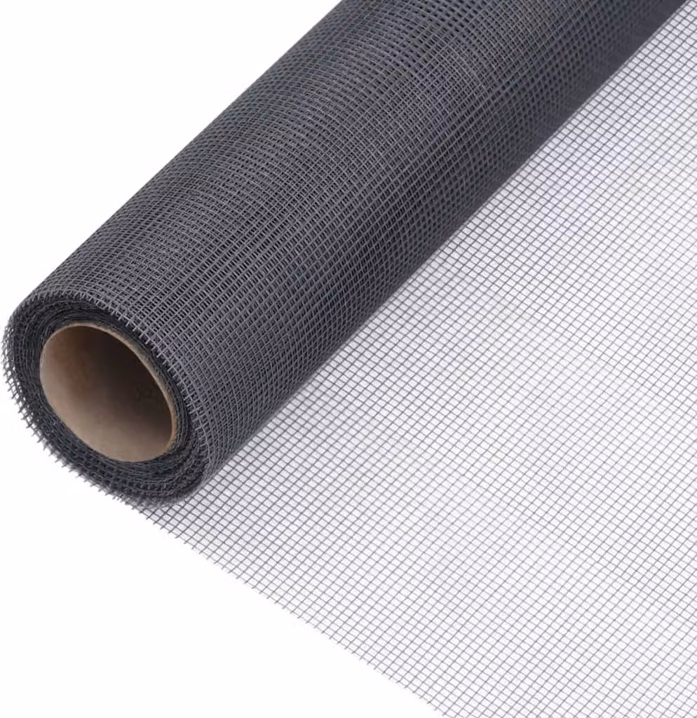 Maison Exclusive - Zanzariera in fibra di vetro 60x2000 cm grigio